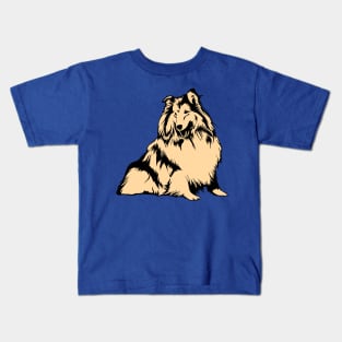 Collie Dog Kids T-Shirt